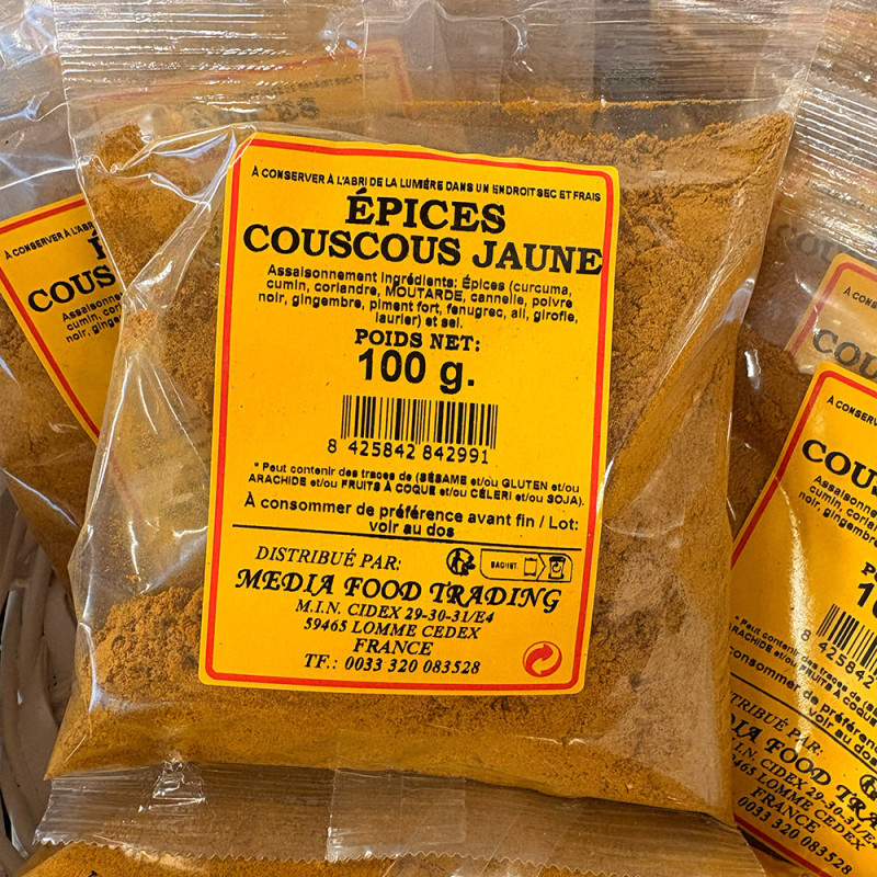 Épices couscous jaune